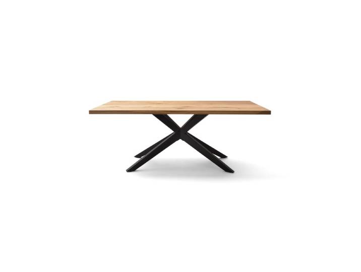 Musterring Tiama Esstisch mit gerader Kante - Barock-Eiche gebürstet, geölt - 200 x 100 Industrial, Modern, Natur