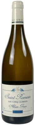 """Alain Gras""" """Alain Gras Saint-Romain Les Cinq Climats Blanc 2023 White Wine - France"""