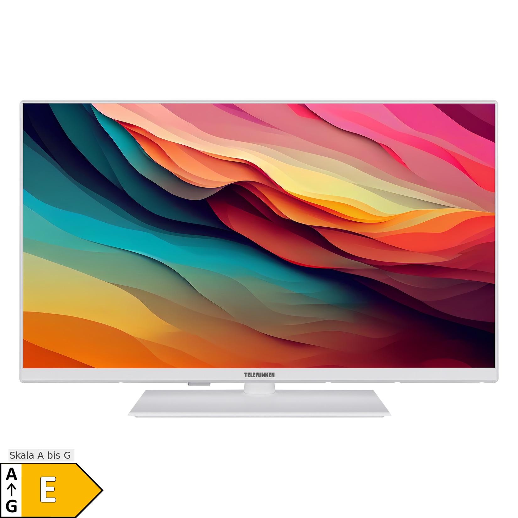 Telefunken XF32N750M-W Fernseher 32 Zoll Full HD Auflösung, LED TV mit Triple-Tuner, weiß (2026)