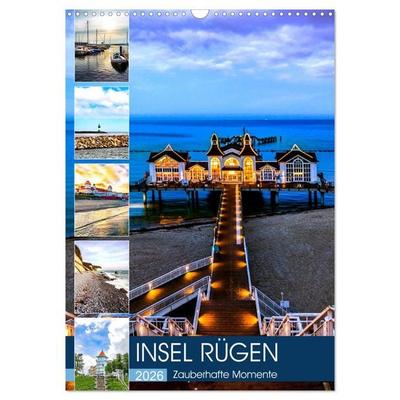 INSEL RÜGEN - Zauberhafte Momente (Wandkalender 2026 DIN A3 hoch), CALVENDO Monatskalender