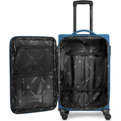 Smartbox Edition 04 4 Rollen Trolley 67 cm mit Dehnfalte, Koffer, Blau