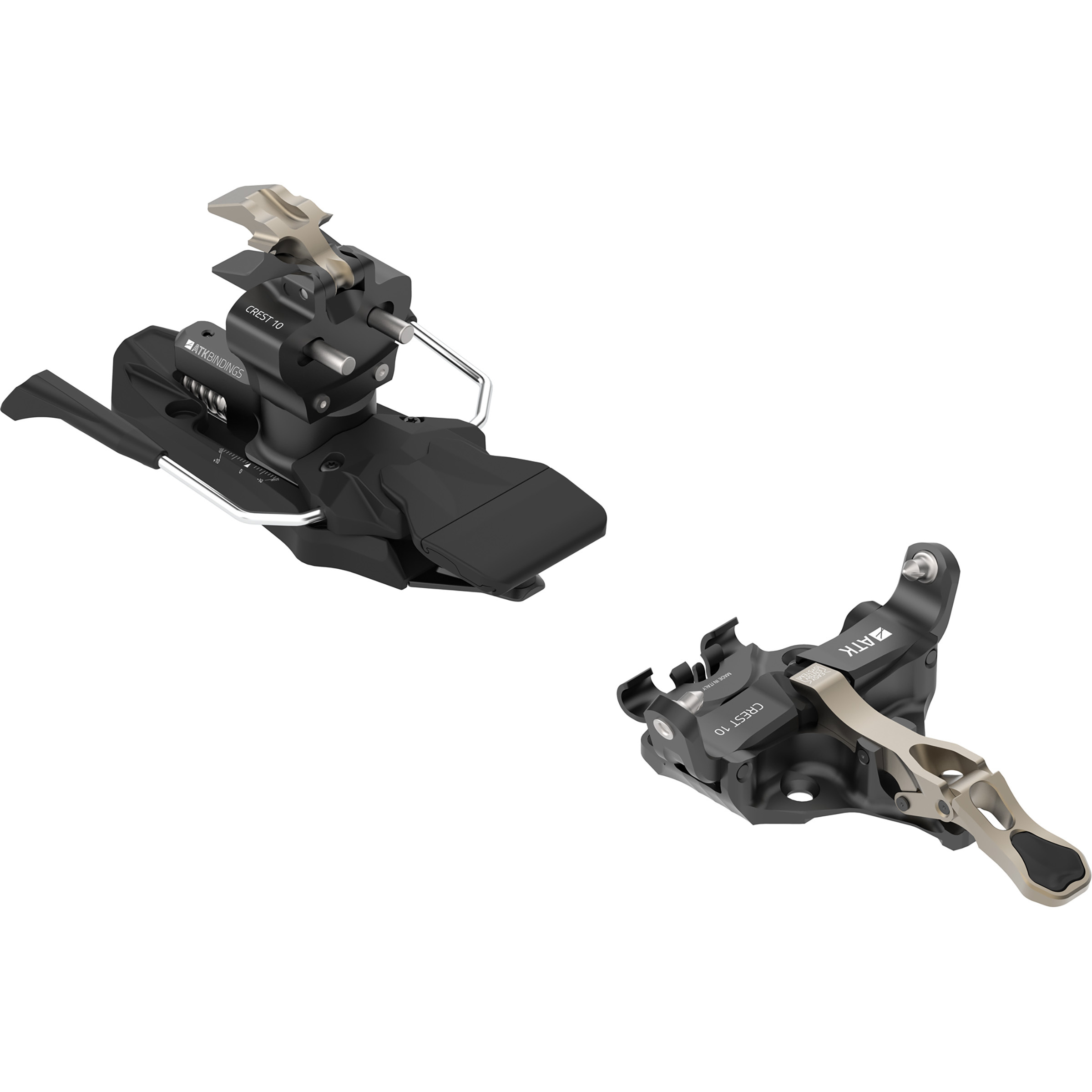ATK Bindings Crest 10 Tourenbinding Tourenbindungen grau Größe 97mm Skitour
