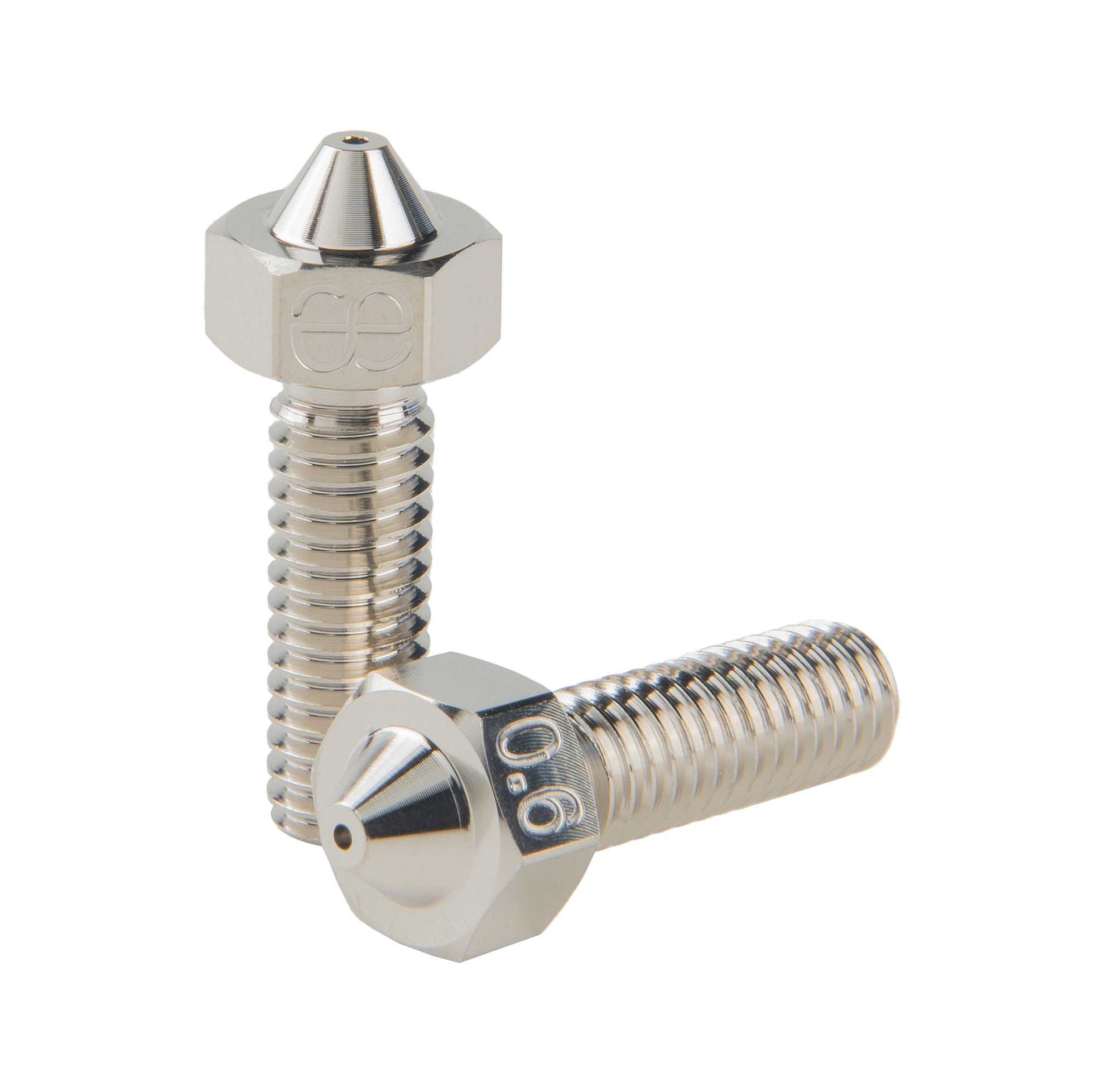 DropEffect XG M4 Threaded Plated CopperNozzle 0.6/1.75mm 1126-02A-15-03-00