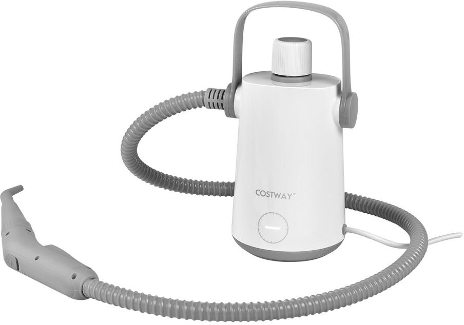 costway Bagless Steam Cleaner & Steam Mop White;Grey 2kg