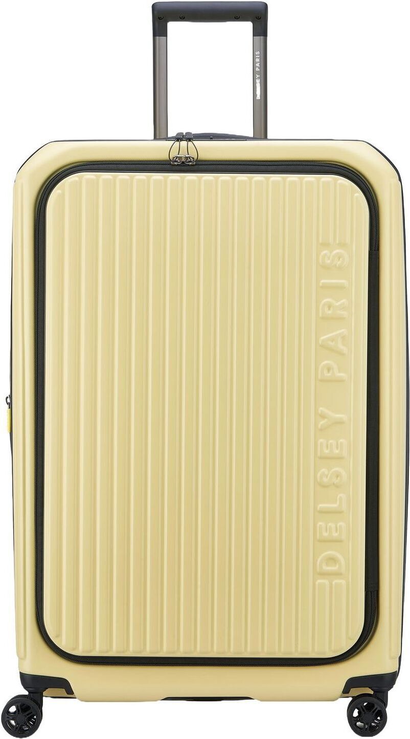 DELSEY PARIS Securitime Zip Expandable F / O 4 Double Rolls Trolley 77 Pale Yellow hellgelb 76cm