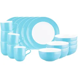 Seltmann, Geschirrset, Liberty Pure Colors Frühstücks-Set (18 Stk.)