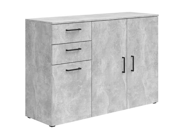 Sideboard Hick 83cm Grau/Beton Dekor