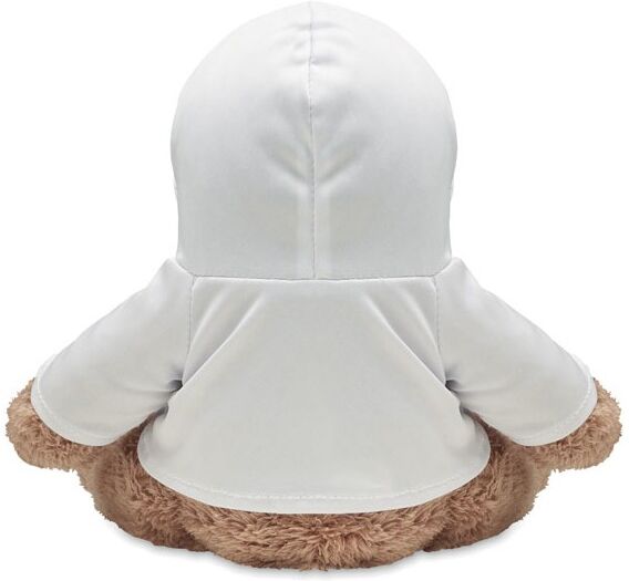 Peluche Ourson Unique Cadeau Publicitaire - JOHN blanc
