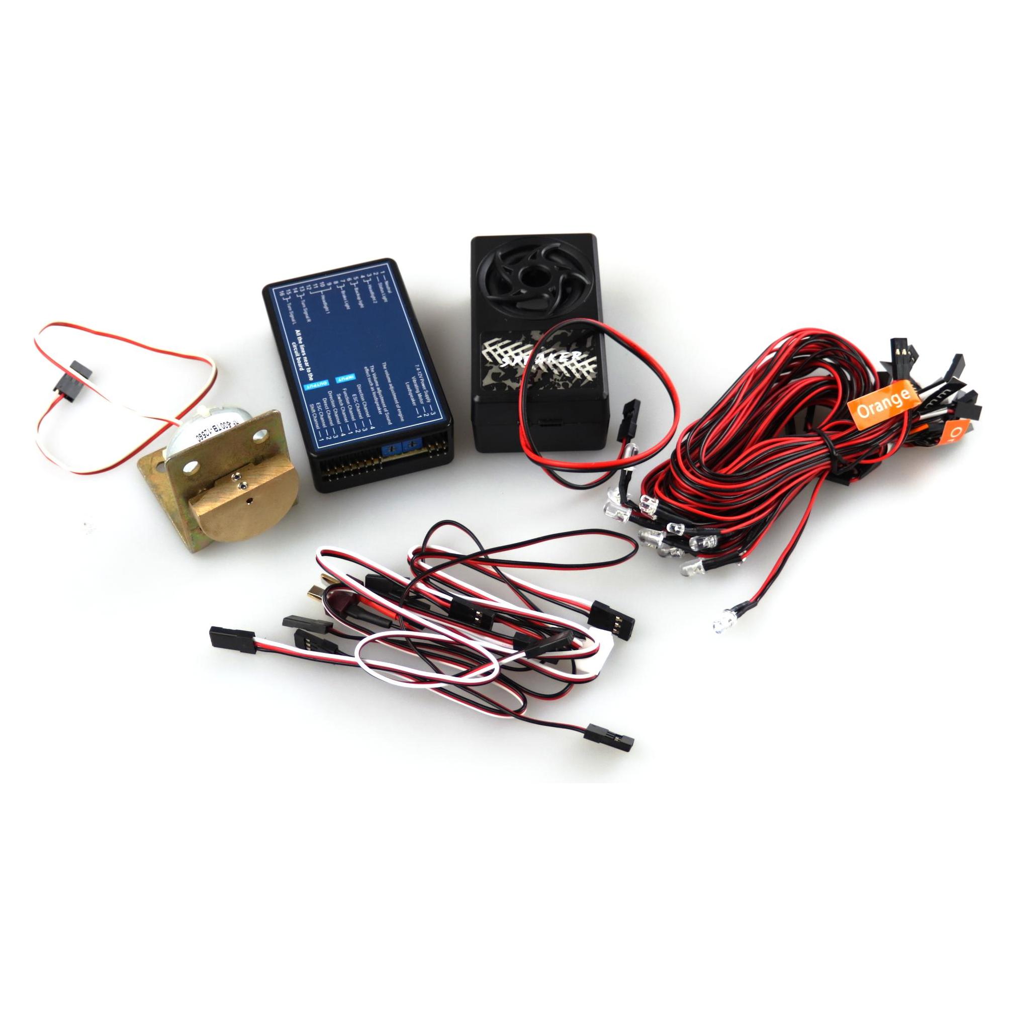 Amewi Truck Beleuchtung und Sound- Vibrationssystem (28960)