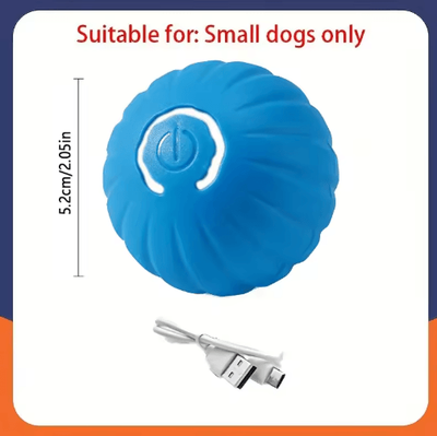 Inspire Picks RolliPlay Smart Interactive Dog Ball Automatic Moving & Bouncing USB Rechargeable Pet Toy blue Ng