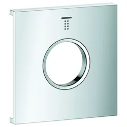 GROHE Metallplatte Grohtherm Aqua Tiles 106888, Symbol: Kopfbrause 2 chrom, 1068880000 1068880000