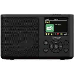 Kenwood CR-M33DAB (DAB+, FM, Bluetooth), Radio, Schwarz