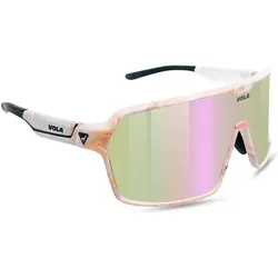 Vola, Unisex, Sportbrille, Athleos (Beige, Pink), Pink, Beige