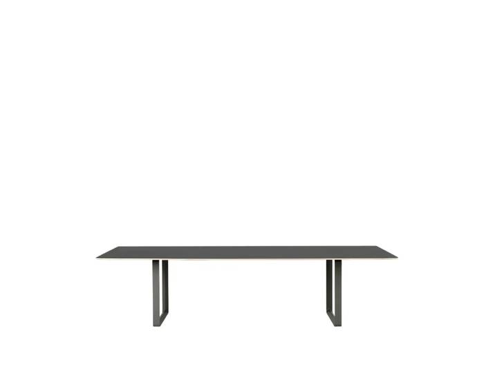 Muuto 70/70 Esstisch 295 x 108cm Black linoleum-Plywood-Black
