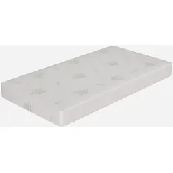 MiaSuite Matratze für Wiege 70x140 Höhe 16 cm - Waterfoam, Abziehbar, Bezug Aloe Vera | Lupin Baby