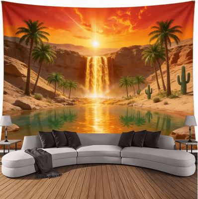 Inspire Picks Ultra Large Waterfall Landscape Tapestry Nature Wall Decor For Living Room & Bedroom 6 100x150cm39x59in