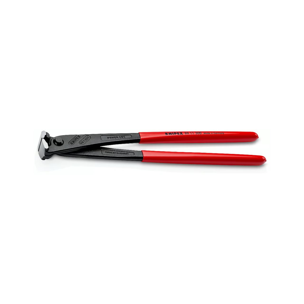 Knipex Kraft-Monierzange 99 11 300, Kneif- / Monierzange (rot, Länge 300mm, hochübersetzt)