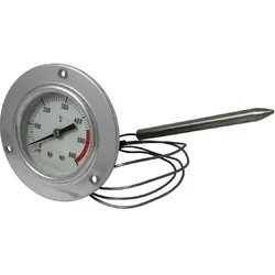 Giemme Spoleto – Professionelles Edelstahl-Thermometer für Holzöfen und Grills