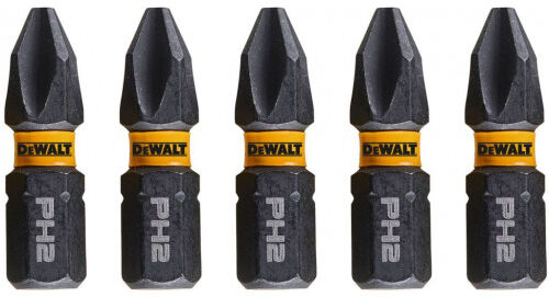 DeWALT DT7994T-QZ Embouts Impact Torsion PH2 25 mm, 5 pieces