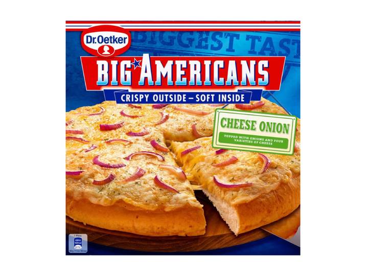 Dr. Oetker Big Americans Pizza Kaas Ui - 385 g