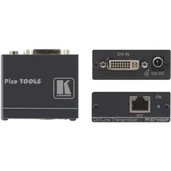Kramer Twisted Pair Übertrager (RJ45 (1x)), Netzwerk Adapter, Schwarz