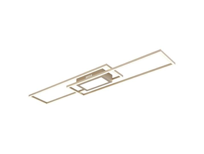 Globo Saunders Plafonnier Double Rectangulaire Semi-encastré Led Sable Mat 2700/6500k