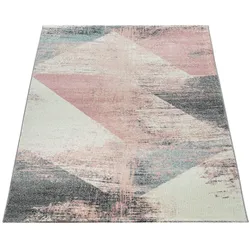 KADIMA DESIGN Teppich Kurzflor Farbverlauf Wohnzimmer schmutzabweisend Mehrfarbig Rechteckig 120x170 | 100% Polypropylen | Florhöhe: 12 mm | nur Handreinigung