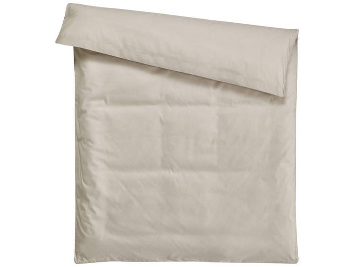 Dieter Knoll Duvetbezug, Perlmutt, Textil, Uni, 160x210 cm, Textiles Vertrauen - Oeko-Tex®, hautfreundlich, Heimtextilien, Bettwäsche, Bettwäsche, Duvetbezug