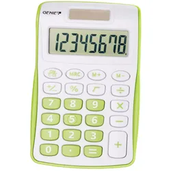 GENIE Taschenrechner 120 G weiß/grün