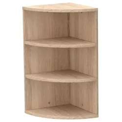 Coemo Eckregal Corner 60 Natur Bücherregal Holz Standregal Eckregal