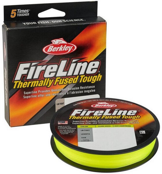 Berkley Fireline Fused Original Flame Green 150m