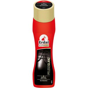 Erdal Schuhcreme Express Pflegeglanz, schwarz, für Glattleder, mit Mandelöl, Tube, 75ml