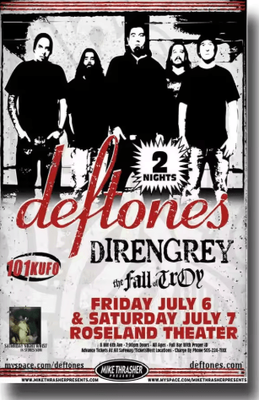 Inspire Picks Deftones Around The Fur Album Poster Retro Rock Band Wall Art Decor 9 50x70cm No Frame