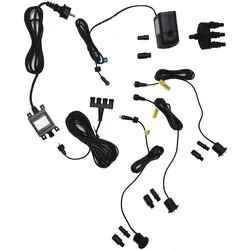 Heissner LED-Set 3 er LED für Steinbrunnen, komplett mit Pumpe, Trafo, etc. ohne Dämmerungssensor und Moosgummis (ET20-16914)