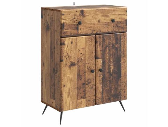 LKJephalotrope Sideboard Altholz 66 x 34,5 x 90 cm Holzwerkstoff Kompakte Flurkommode in Altholz-Optik mit Schublade und 2 Türen für ordentliche Aufbewahrung im Esszimmer oder Wohnraum.