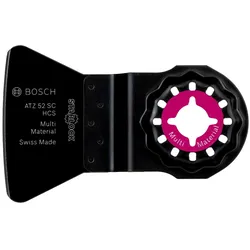 Bosch Professional Zubehör, Sägeblatt, HCS Schaber ATZ 52 SC, biegesteif, 52 x 26 mm, 10er-Pack