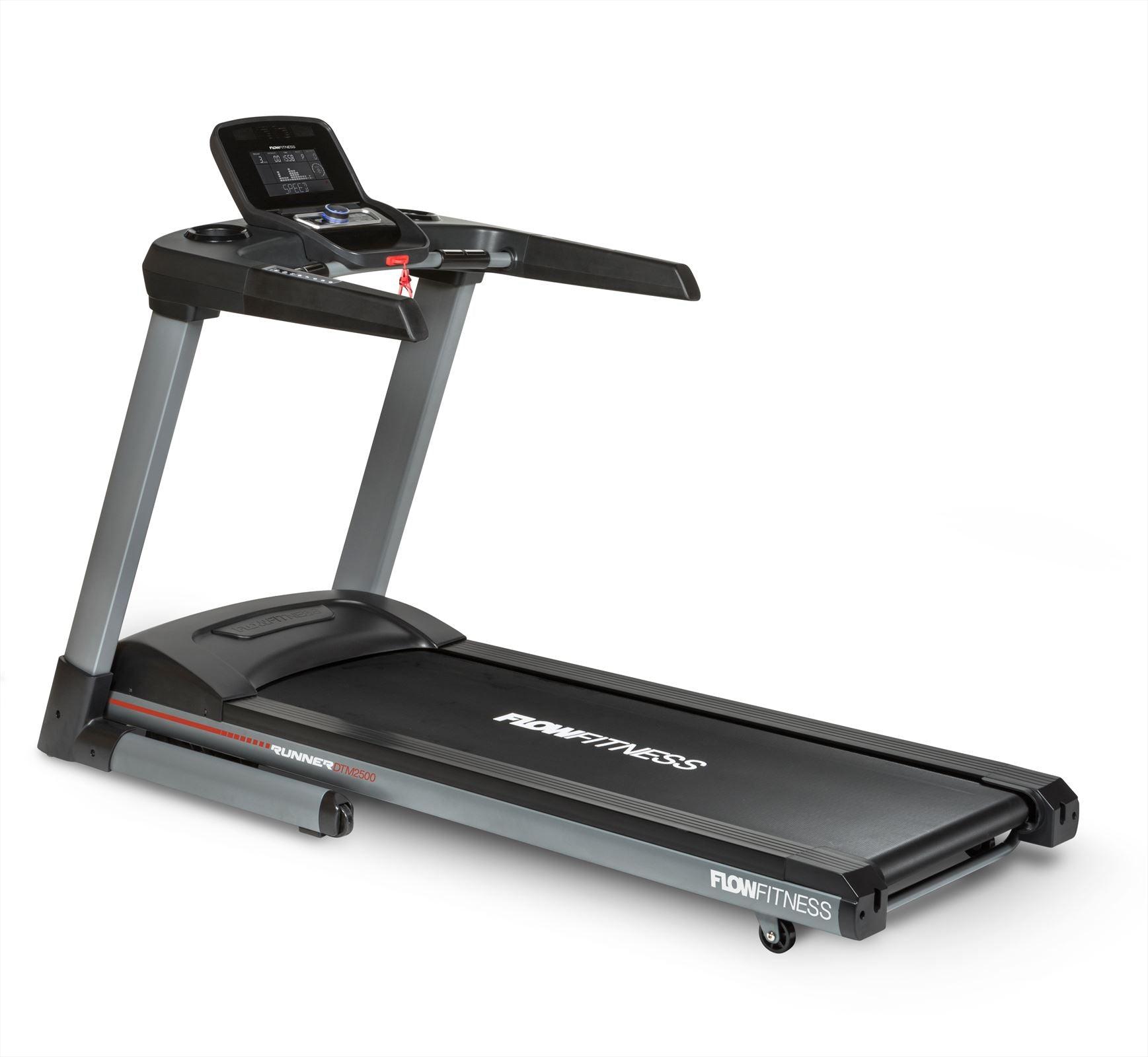 Flow Fitness Runner DTM2500 Laufband mit 15% Steigung und 20 km/h