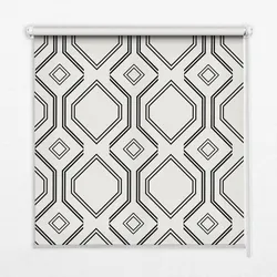INNENROLLO - Fensterrollo - Rollo - 150x140 cm - Rautenillusion