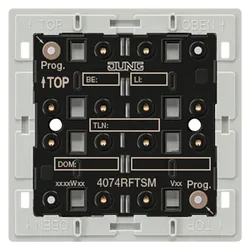 JUNG, Zubehör Schalterprogramm, Tastsensor KNX-Funk 4pkt inkl.Ankoppl 4074RFTSM