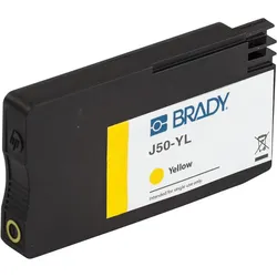 Brady J50-YL - Gelb - - BradyJet J5000 - 101.6 mm - 23.9 - 57.1, Etikettendrucker, Gelb