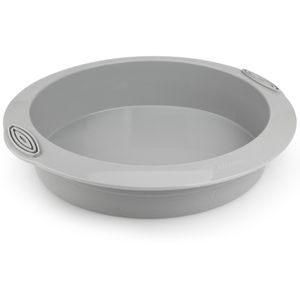 Backefix Backform BFR20 rund, aus Silikon, Ø 20 cm, grau, Kuchenform