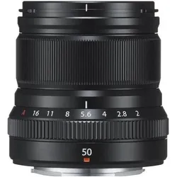Fujifilm Fujinon XF 50mm f/2 R WR (Fujinon XF, APS-C / DX), Objektiv, Schwarz