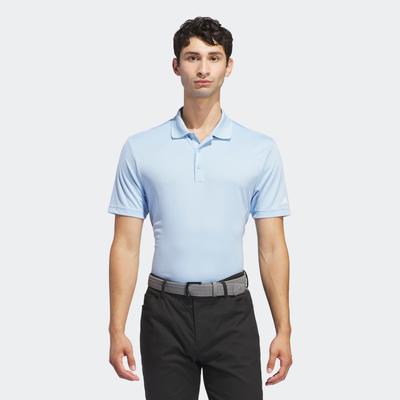 Poloshirt ADIDAS PERFORMANCE "CORE ADIDAS PERFORMANCE PRIMEGREEN", Herren, Gr. M, transparent (clear sky), Obermaterial: 100% Polyester, Shirts