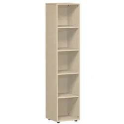 Geramöbel Aktenregal »New York« schmal 5 OH braun, 40x181x40 cm