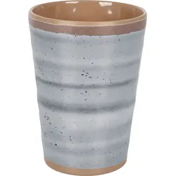 Bo-Camp Halo Becher aus BPA-freiem Melamin für Camping 4er-Set 400 ml Grau / Braun