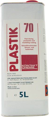 Kontakt Chemie PLASTIK 70 74332-AA Isolier- und Schutzlack 5l