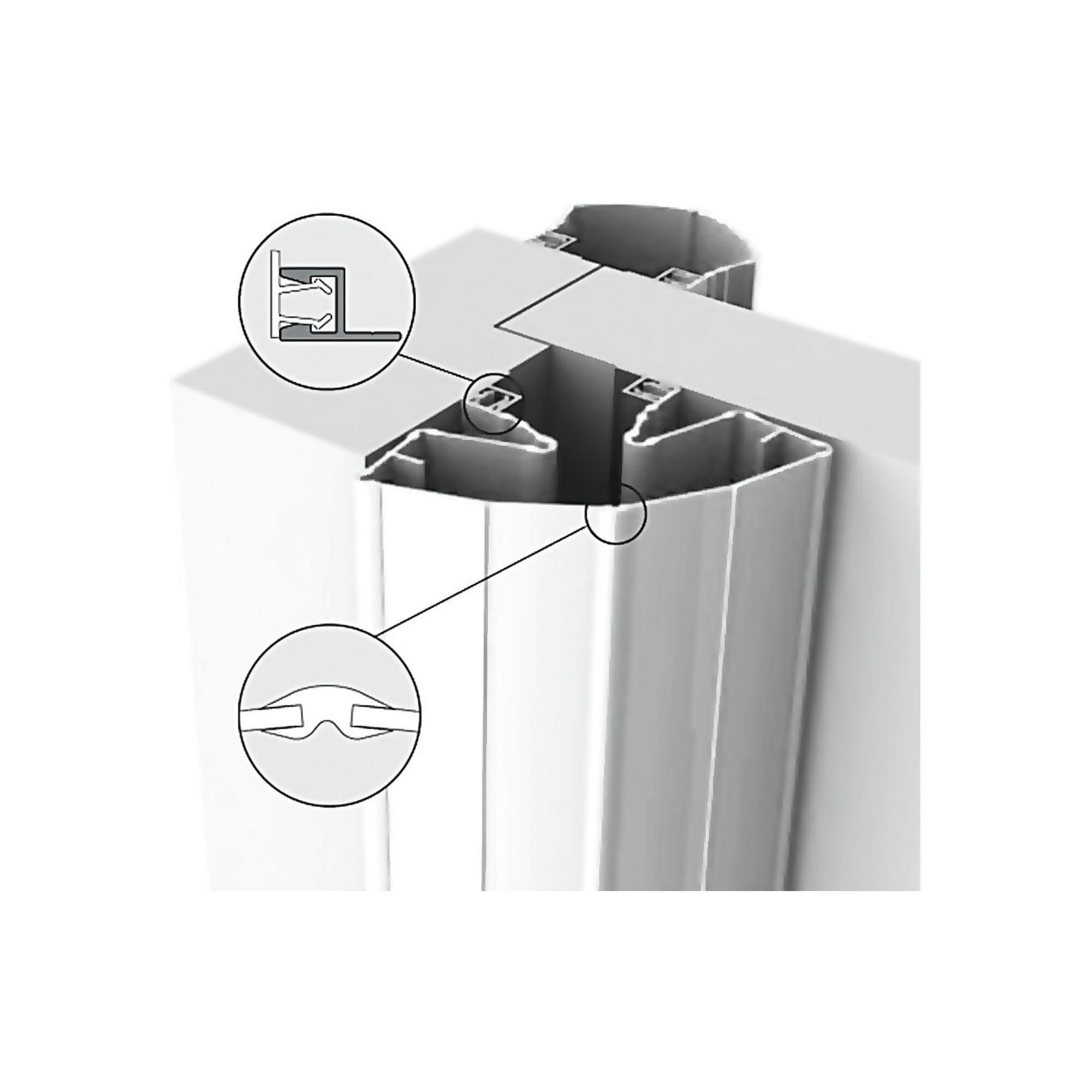 ELLEN Finprotect Plus 9090 z. schrauben KF weiß, L 2500mm ; Elton (4903019)