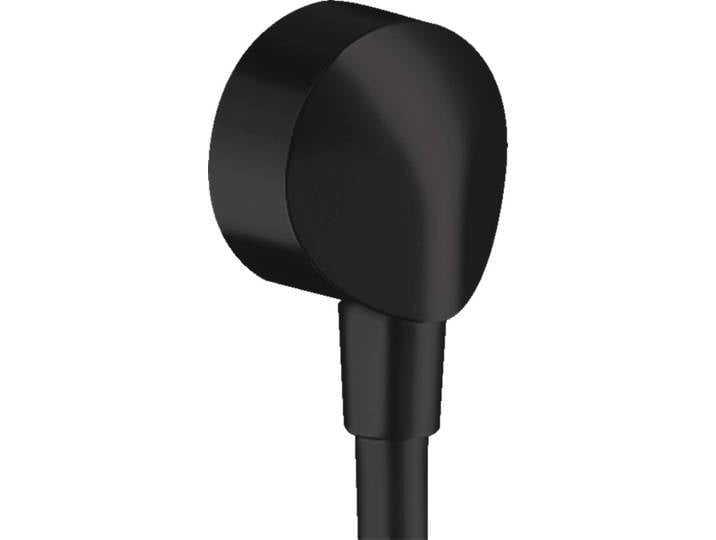 hansgrohe FixFit\, raccord mural sans dispositif anti-retour\, noir mat