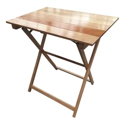 Wellhome Klapptisch aus Buchenholz mit Lackfinish 70x70x76 cm
