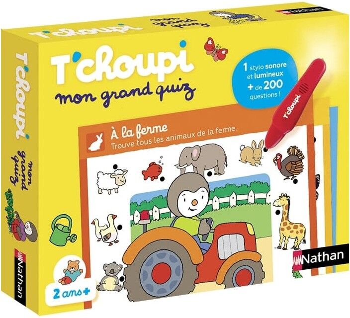 Mon Grand Quiz T'choupi - Nathan